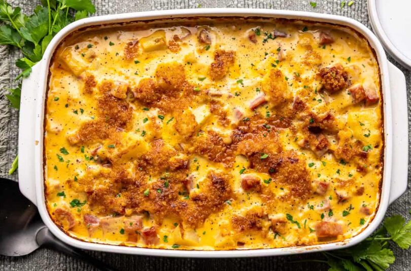 Ham and Potato Casserole – The Stay At Home Chef