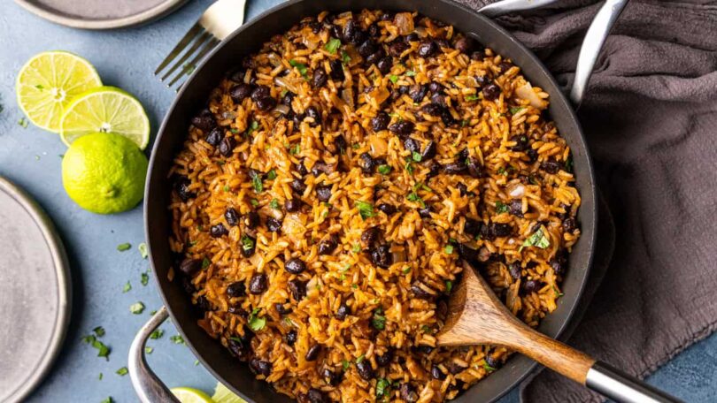 Tex-Mex Rice and Beans – The Stay At Home Chef