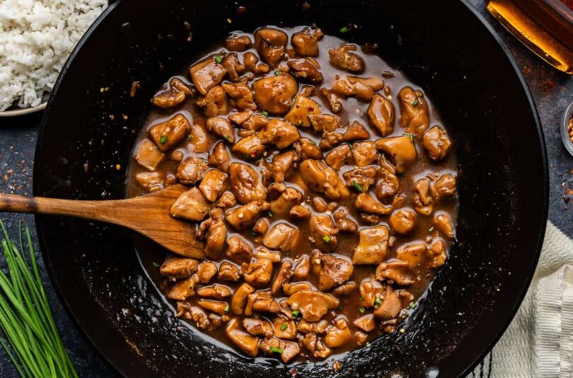 Saucy Bourbon Chicken – The Stay At Home Chef
