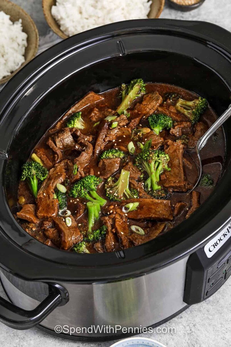 Slow Cooker Beef and Broccoli