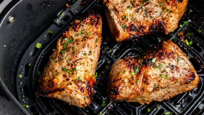 Air-Fryer-Pork-Tenderloin-H1.jpg Garlic Mustard Air Fryer Pork Tenderloin
