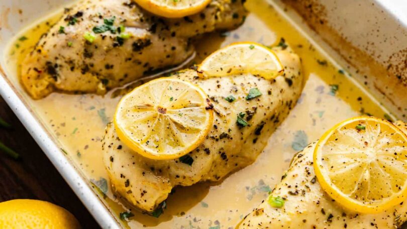Easy Lemon Herb Baked Chicken Breast