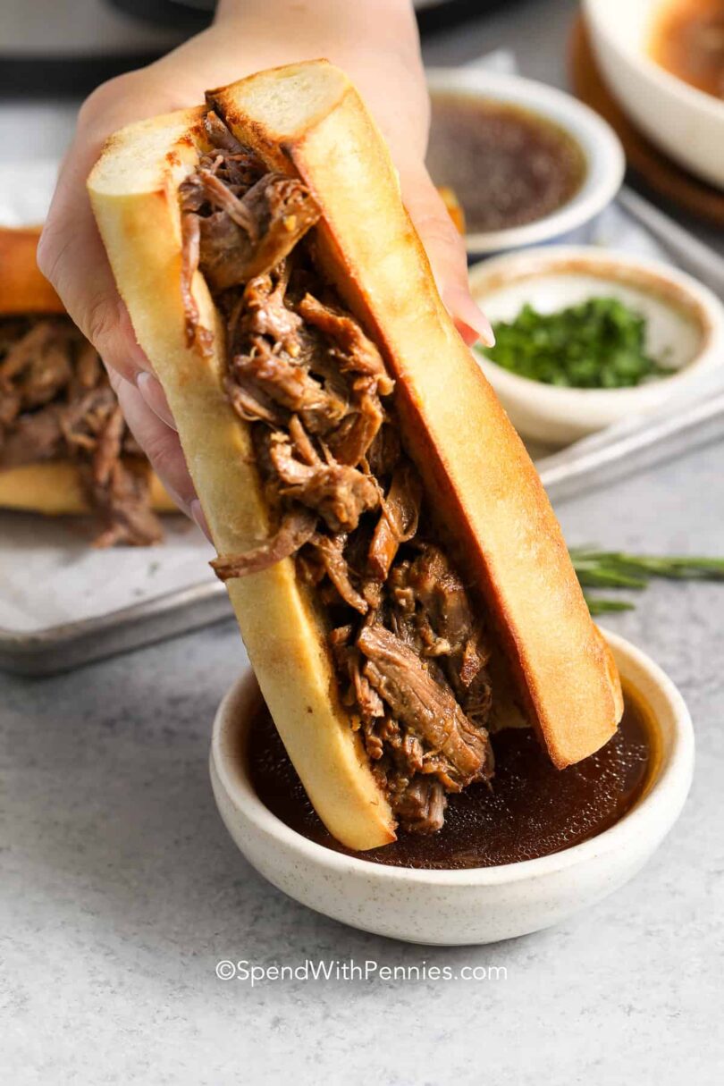 French Dip Sandwich {Great for a Crowd!}