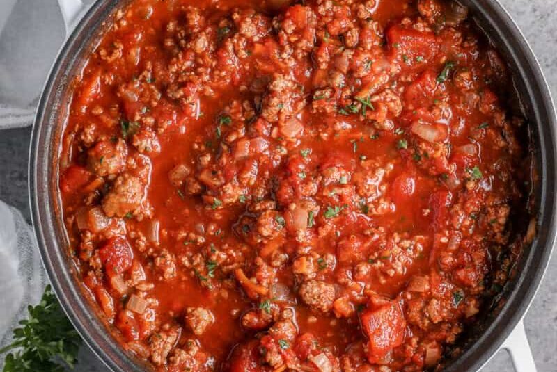 Homemade Spaghetti Sauce – Spend With Pennies