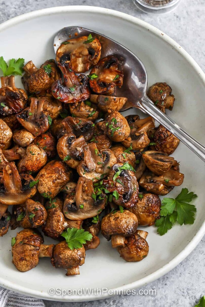 Roasted Mushrooms – Spend With Pennies