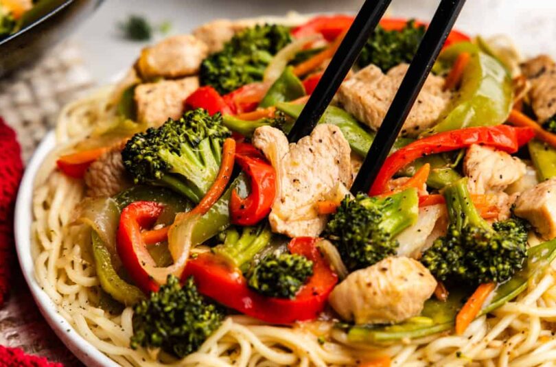 Takeout Chicken Stir Fry – The Stay At Home Chef