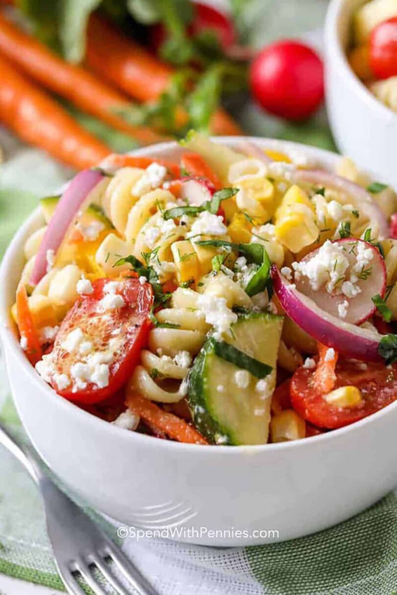 Summer Pasta Salad – Spend With Pennies