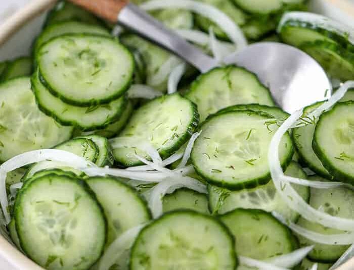 Cucumber Onion Salad – Spend With Pennies