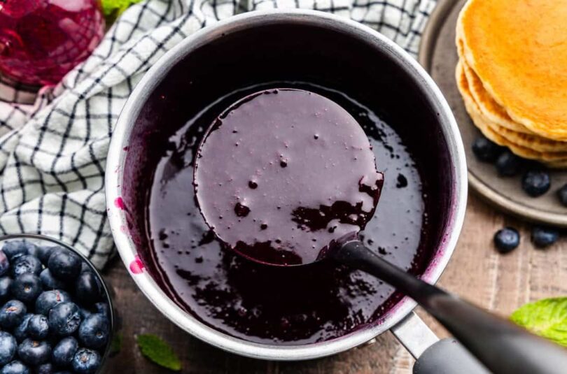 Homemade Blueberry Syrup