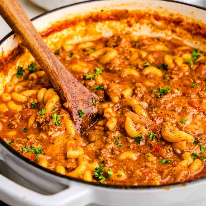 Old Fashioned American Goulash – The Stay At Home Chef