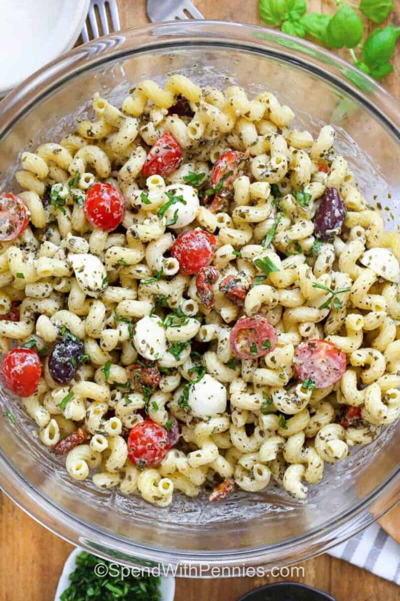 Pesto Pasta Salad – Spend With Pennies