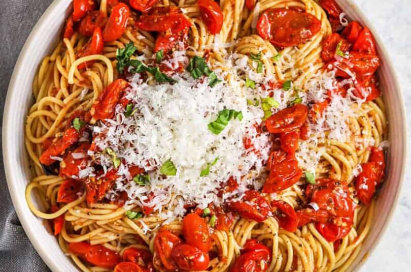 Cherry Tomato Pasta – Spend With Pennies