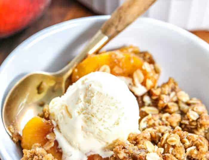 Peach Crisp Recipe – Spend With Pennies