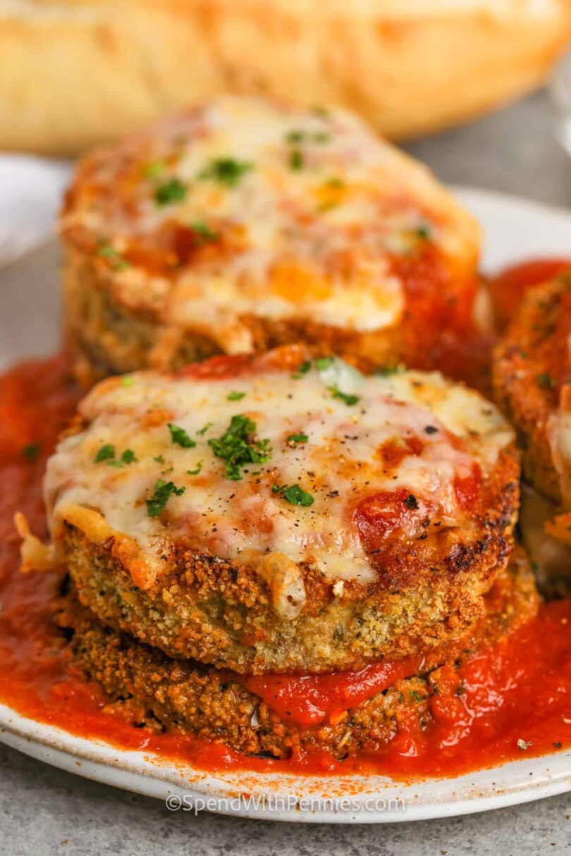 Air Fryer Eggplant Parmesan – Spend With Pennies