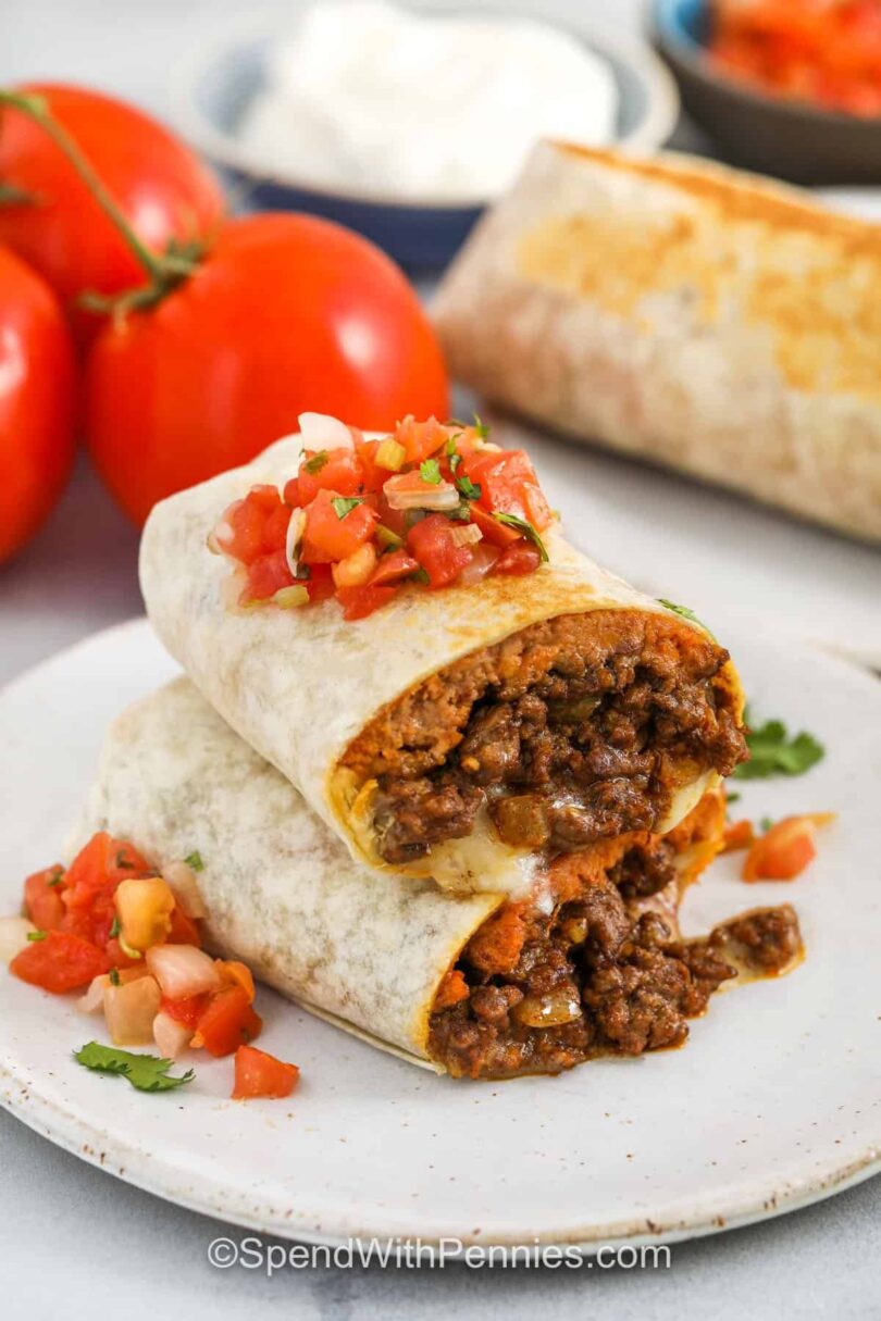 Beef-Burrito-Recipe-SpendWithPennies-7.jpg Beef Burritos – Spend With Pennies
