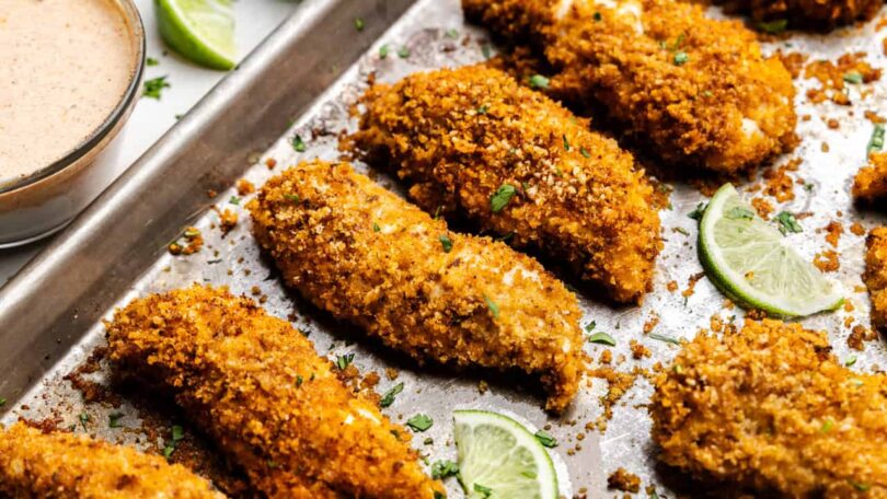 Chili-Lime Baked Chicken Tenders