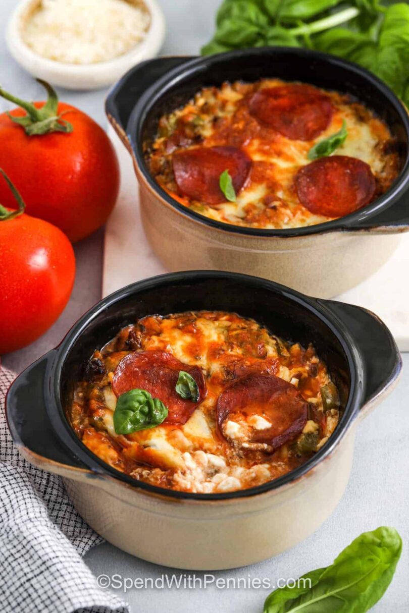 Cottage Cheese Pizza Bowls – Spend With Pennies