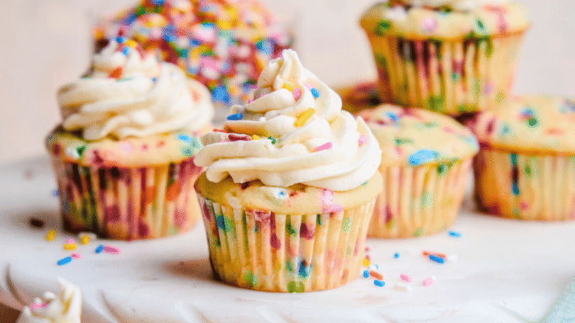 Funfetti Birthday Cupcakes