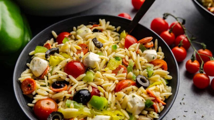 Italian Orzo Pasta Salad