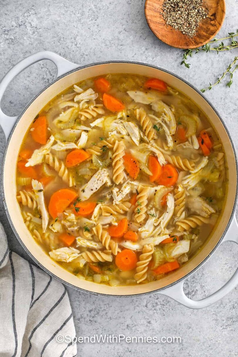 Rotisserie Chicken Soup – Spend With Pennies