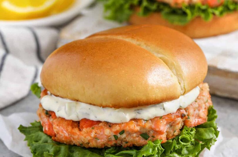 Salmon Burgers – Spend With Pennies