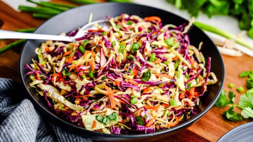 Spicy Sesame Coleslaw