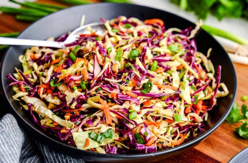 Spicy Sesame Coleslaw