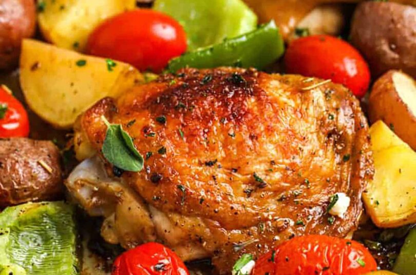 Greek Sheet Pan Chicken – Spend With Pennies