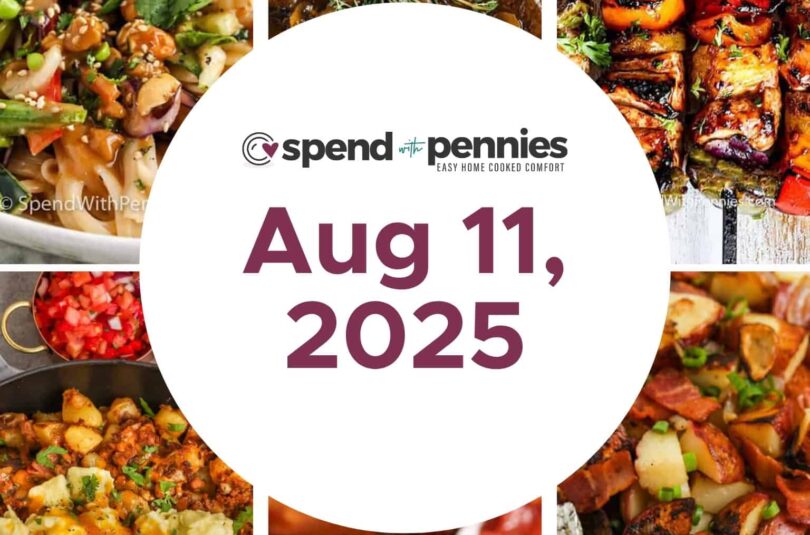 Weekly Meal Plan Aug 11, 2025