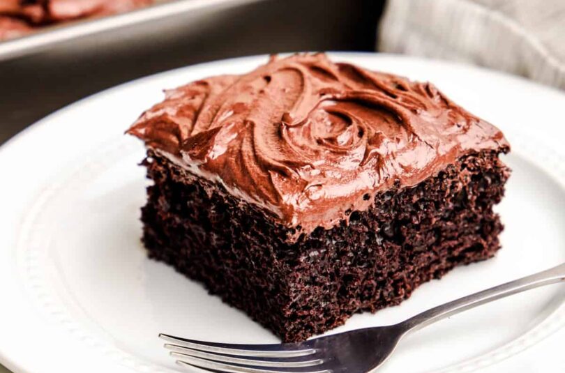 Easy Chocolate Cake (9×13 Pan)