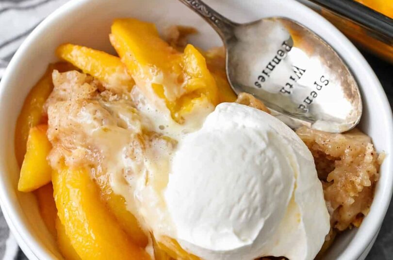 Peach Cobbler Recipe – Spend With Pennies