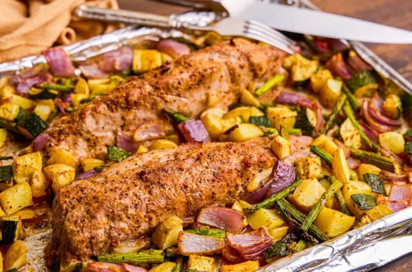 Sheet-Pan-Pork-Tenderloin-Veggies-H1.jpg Sheet Pan Pork Tenderloin and Veggies