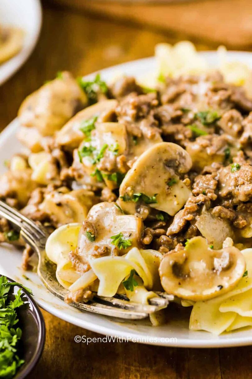 1200-Ground-Beef-Stroganoff-SpendWithPennies.jpg Ground Beef Stroganoff – Spend With Pennies