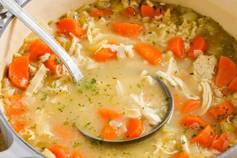 Cropped-Chicken-and-Rice-Soup-2-SpendWithPennies-.jpg Classic Chicken and Rice Soup, Perfected