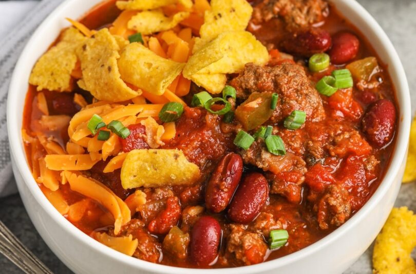 Cropped-Crockpot-Chili-Recipe-SpendWithPennies.jpg Crockpot Chili Recipe