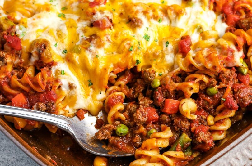 Cropped-Hamburger-Casserole-SpendWithPennies.jpg Hamburger Casserole