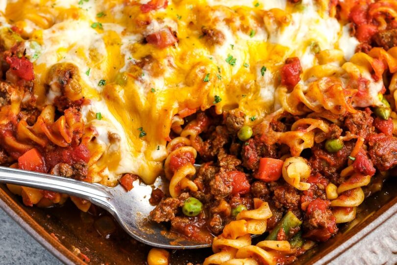 Cropped-Hamburger-Casserole-SpendWithPennies.jpg Hamburger Casserole