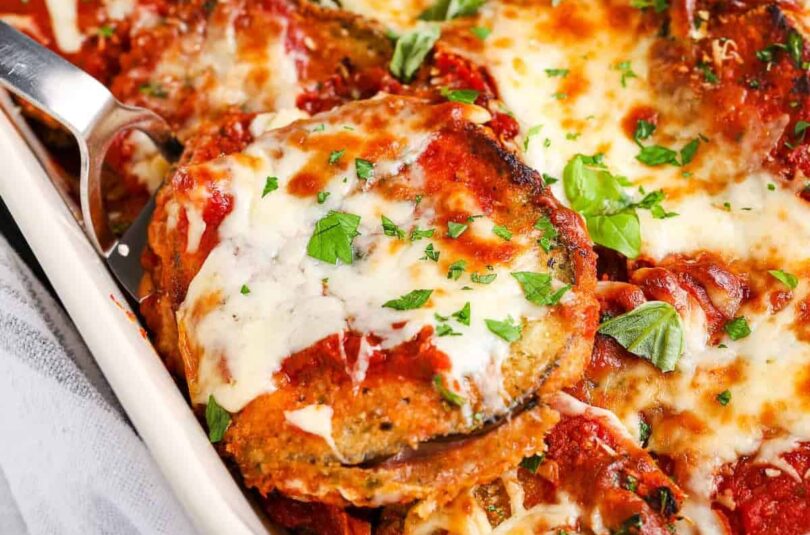 Eggplant-Parmesan-SpendWithPennies-5-1.jpg All the Flavor, Less Mess: Eggplant Parmesan